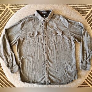 KUHL XXL Gray Long Sleeve Casual Shirt
